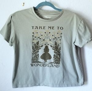 Disney Alice in Wonderland Tee Take Me To Wonderland XL